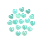 Load image into Gallery viewer, AAA Aqua Chalcedony Heart Shape Briolette's, Aqua Chalcedony Smooth Heart Shape Beads, Loose Gemstones, 8 MM Heart Charms for Jewelry