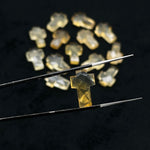 Load image into Gallery viewer, Natural Citrine Faceted Cross Shape Beads, AAA Citrine Hand Carved Cross Shape Stone, Spiritual Beads, Healing Beads, 15 MM