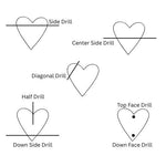 Load image into Gallery viewer, Pretty Blue Chalcedony Heart Shape Beads, Hand Carved Heart Charms for Jewelry Making, Faceted Heart Shape Briolette's, 13 MM