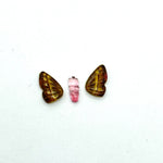 Load image into Gallery viewer, Natural tourmaline Butterfly Shape Carving, Hand carved tourmaline Butterfly loose carving, carved butterfly jewelry for Making 21x9mm.