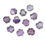 Load image into Gallery viewer, AAA+ Quality Natural Pink Amethyst Hand Carved Dog Paw, Gemstone Paw Carving, 13 MM Paw Charm, Dog Cute Purple Paws for Jewelry