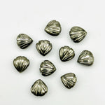 Load image into Gallery viewer, Hand Carved Pyrite Shell Beads: 8mm Gemstone Charms