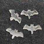 Load image into Gallery viewer, 2,3,4,5 Pcs Natural Crystal Quartz Hand Carved Bat Shape, Bat Shape Gemstone For Jewellery, Bat Shape Gemstone, 20X10 mm