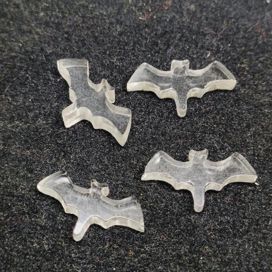 2,3,4,5 Pcs Natural Crystal Quartz Hand Carved Bat Shape, Bat Shape Gemstone For Jewellery, Bat Shape Gemstone, 20X10 mm
