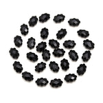 Load image into Gallery viewer, Amazing Black Onyx Clouds Shape Beads, Natural Onyx Faceted Cloud Shape Beads, Carved Cloud Shape Charms, 12 MM, Loose Carved Briolettes