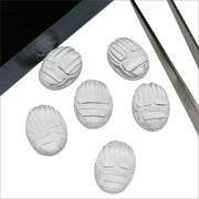1,2,3,4,5,6 pcs Natural Crystal Quartz Scarab Face Carved Gemstone, Fancy Shape Scarab Carving, Hand Carved Gemstone for Jewlery 16X12 mm