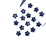 Load image into Gallery viewer, AAA Black Sunstone Faceted Stars Shape Beads, Hand Carved Sunstone Briolette's, 8 MM Black Sunstone Star Loose Beads For Jewelry Making