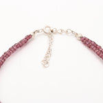 Load image into Gallery viewer, Beautiful Red Garnet Box Beads Bracelet, Handmade Faceted 2 MM Beads Bracelet, Bridesmaid Gift, Everyday Jewelry, Bracelet Gift for Her