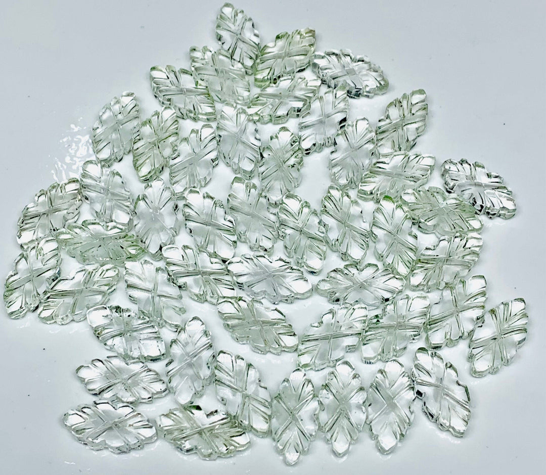100% Natural crystal quartz Fancy Shape Gemstone, Carved Fancy Gemstone, Loose Gemstone, Fancy Shape Gemstone, Carved Gemstone, 16X8.5 mm