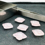 Load image into Gallery viewer, 2,3,4,5,6 Pcs 100% Natural rose quartz fancy Shape Jewlery Making Loose Gemstone, faceted Gemstone, Gemstone for Jewlery 11X12mm.