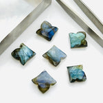 Load image into Gallery viewer, 2,3,4,5,6 Pcs 100% Natural Labradorite fancy Shape Jewlery Making Loose Gemstone, faceted Gemstone, Gemstone for Jewlery 11X12mm.