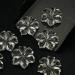 Load image into Gallery viewer, Beautiful Natural Crystal Quartz Carved Flower, Hand Carved Flower Shape Gemstone, 18 mm Naturally Carved Flower for Jewelry, Carved Crystal