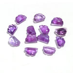 Load image into Gallery viewer, AAA Purple Amethyst Clouds Shape Beads, Natural Amethyst Smooth Cloud Shape Stones, Carved Amethyst Cloud Charms, 12 MM, Loose Briolettes