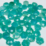 Load image into Gallery viewer, 2,3,4,5 Pcs Natural Amazonite Hand Carved Flower Shape - Carved Flower Shape Gemstone For Jewelry - Flower Shape Wholesale Gemstone - 10 mm