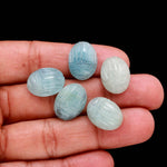 Load image into Gallery viewer, Natural Aquamarine Scarab Carved Gemstone, Fancy Shape Scarab Carving, Insect Beads, 16X12 MM, Home Decor Crystals, Reiki Healing