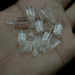 Load image into Gallery viewer, Natural Crystal Quartz Mini Bottle Carving Beads, Bottle Shape Hand Carved Gemstone, Jewelry Making Charms, 7X21 MM Miniature Carvings