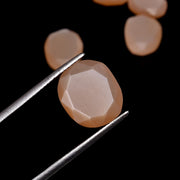 2 pcs A-one Quality Peach Moonstone freeform Rosecut, CutStone rosecut, gemstone for jewelry, jewelry making rosecut 8X10 11X14 mm