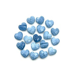 Load image into Gallery viewer, Natural Blue Opal Heart Shape Beads, AAA Blue Opal Faceted Heart Shape Briolette's, Opal Carved Gemstones, Jewelry Making Heart Charms, 8 MM