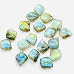 Load image into Gallery viewer, 2,3,4,5,6 Pcs Natural labradorite smooth fancy Shape jewelry Making Loose Gemstone, smooth Gemstone, labradorite Gemstone for jewelry 8X10mm
