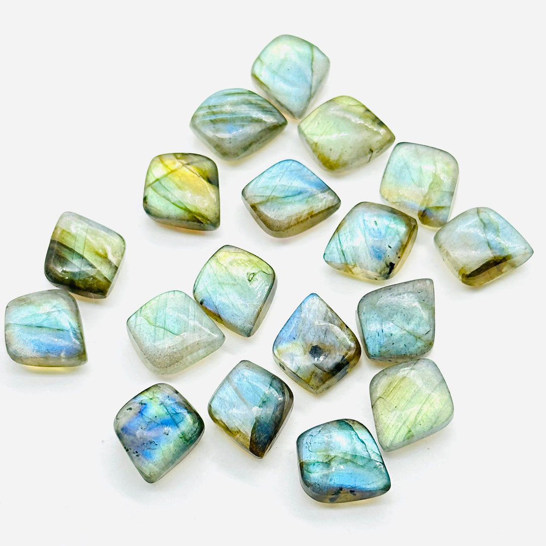 2,3,4,5,6 Pcs Natural labradorite smooth fancy Shape jewelry Making Loose Gemstone, smooth Gemstone, labradorite Gemstone for jewelry 8X10mm