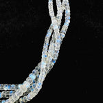 Load image into Gallery viewer, Supreme Quality RAINBOW MOONSTONE Faceted Rondelle Beads, Natural Rainbow Moonstone Beads, Flashy Rainbow Beads, 10'' Jewelry Making Beads