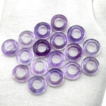 Load image into Gallery viewer, Dazzling Pink Amethyst Donut Shape Gemstones, Natural Pink Amethyst Donut Carving, Healing Gemstone Beads, 12 mm Purple Donut Smooth Beads