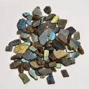 100% Natural Raw Labradorite Rough Gemstone, Labradorite Rough Crystal, Healing Crystal & Stones, Labradorite Slab and Slice 20X15 35X15 mm