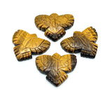 Load image into Gallery viewer, Natural Tiger's Eye Eagle Shape Carved Stone, AAA Tiger's Eye Hand Carved Eagle Shape Gemstone, Jewelry Making, Bird Shape Carving, 30 MM