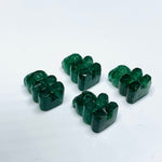 Load image into Gallery viewer, 2,3,4,5 Pcs Natural Green Strawberry Hand Carved Teddy Shape, Teddy Shape Gemstone For Jewellery, Teddy Shape Gemstone, 12X8 mm