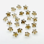 Load image into Gallery viewer, Natural Smokey Quartz Stars Shape Briolettes, AAA Brown Smokey Quartz Star Shape Beads, Jewelry Making Loose Gemstones, 6 MM Mini Star Charm