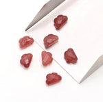 Load image into Gallery viewer, Pink Strawberry Quartz Clouds Shape Beads, Natural Quartz Faceted Carved Cloud Shape Beads, Loose Briolettes, Cloud Gemstone Charms, 12 MM