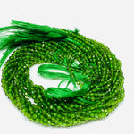 Load image into Gallery viewer, Natural GREEN TOURMALINE Faceted Round Gemstone Beads, 16", 2 MM Green Tourmaline Round Beads, Jewelry Making Wholesale Loose Gemstone Beads