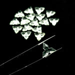 Load image into Gallery viewer, Crystal Quartz Ninja Star Carving Beads, Fancy Ninja Star Shape Gemstone Beads, 12 MM Jewelry Making Star Shape Briolette Beads