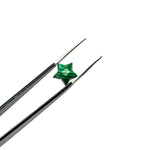 Load image into Gallery viewer, Hand Carved Malachite Star Beads: Faceted 10mm Briolettes