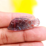 Load image into Gallery viewer, Natural Fluorite Fish Shape Stone, Multi Fluorite Fish Shape Gemstone, Sea Fishes for Home Decor, Crystal Gifts 14X33 MM