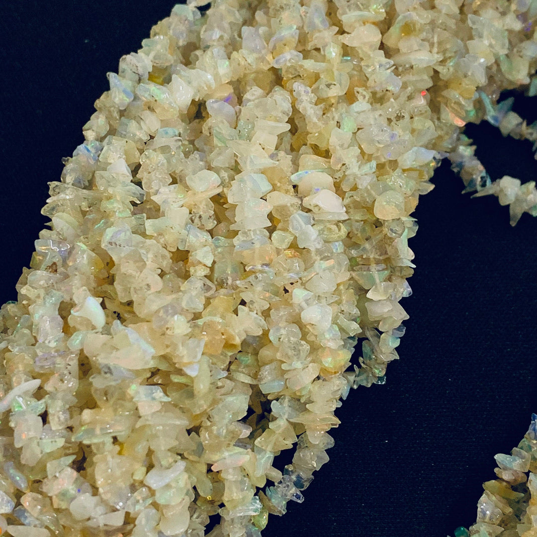 AAA quality 100% Natural Ethopian Opal Chip shape beads, 16" inch strand, Ethopian Opal Chip Shape gemstone for Jewellery, 4 mm