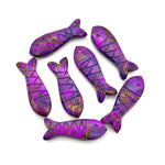 Load image into Gallery viewer, Mohave Purple Turquoise Fish Carving: Gemstone Jewelry Charm