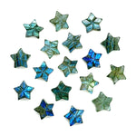 Load image into Gallery viewer, AAA+ Flashy Labradorite Carved Star Shape Gemstone, Hand Carved Labradorite Star Charm For Jewelry Making, 10 MM Flower Carved Stars Beads