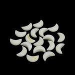 Load image into Gallery viewer, Natural Mother Of Pearl Hand Carved Moon Shape Beads, Pearl Smooth Moon Shape Gemstone Briolettes For Jewelry Making, Moon Charms 12 MM