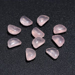 Load image into Gallery viewer, Carved Natural Rose Quartz Clouds Shape Beads, Rose Quarz Smooth Cloud Shape Beads, Hand Carved Charms, 12 MM, Loose Carved Briolettes