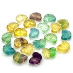 Load image into Gallery viewer, Cute Rainbow Fluorite Butterfly Shape Beads, Hand Carved Multi Fluorite Butterfly Briolettes, Gemstone Charms for Jewelry Making, 13 MM