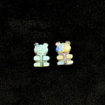 Load image into Gallery viewer, Beautiful Tiny Labradorite Teddy Bear Gemstone, 10X15 MM Carving Gummy Bear Beads For Jewelry, Natural Labradorite Teddy Bear Charms