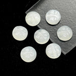 Load image into Gallery viewer, Natural White Moonstone Moon Face Carving, AAA Moonstone Face Shape Stone, 12 MM Hand Carved Moon Face For Jewelry Making, Face Charms