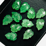 Load image into Gallery viewer, Natural c Shape Carving Gemstone Beads, 9X13 MM Leaf Shape Loose Briolette's, Green Leaves For Jewelry, Wholesale Beads