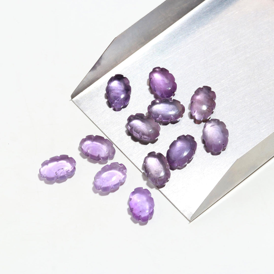 Cute Pink Amethyst Clouds Shape Beads, Natural Amethyst Smooth Cloud Shape Stones, Carved Amethyst Cloud Charms, 12 MM, Loose Briolettes