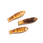 Load image into Gallery viewer, Natural Tiger Eye Carved Fish Shape Gemstone, Tiger's Eye Healing Fish Charms for Jewelry Making, Reiki Crystals Gifts, 30X10 MM