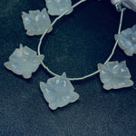 Load image into Gallery viewer, AAA Quality 100% Natural White Moonstone Fancy Shape Carved Gemstone, Fancy Shape Carving, Carved Gemstone For Jewellery 14 mm