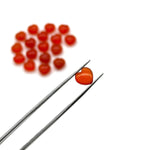 Load image into Gallery viewer, Natural Carnelian Heart Shape Briolette's, Orange Carnelian Smooth Heart Shape Beads, Loose Gemstones, 8 MM Heart Charms for Jewelry