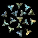 Load image into Gallery viewer, Flashy Labradorite Ninja Star Carving Beads, Labradorite Ninja Star Shape Gemstone Beads, 12 MM Jewelry Making Star Shape Briolette Beads