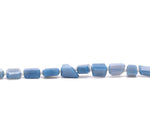 Load image into Gallery viewer, AAA Blue Opal Faceted Tumble Shape Gemstone Beads, Blue Opal Nuggets Shape Beads, 8" Fancy Wholesale Jewelry Beads, 7-8 MM